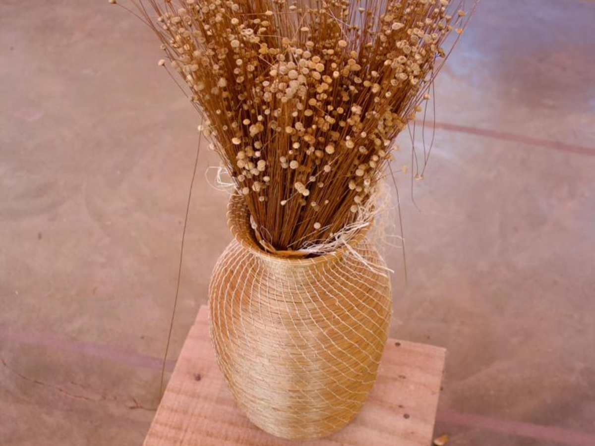 Sustainable Handmade Vase – Ethical Home Styling from Brazil